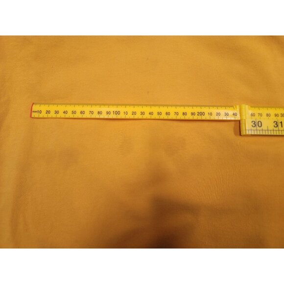 Victoria's Secret Pink Yellow Long Sleeve Shirt With Black Stripe Accents Size L - Picture 9 of 13